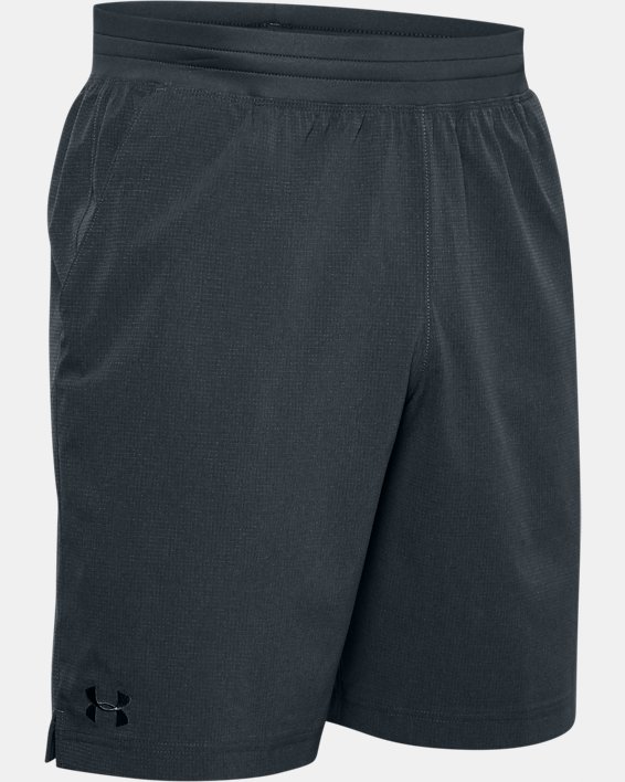 Men's UA Motivate Vented Shorts, Gray, pdpMainDesktop image number 4